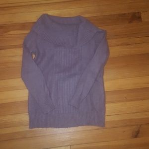 Wool/Rabbit Fur Off Shoulder Sweater